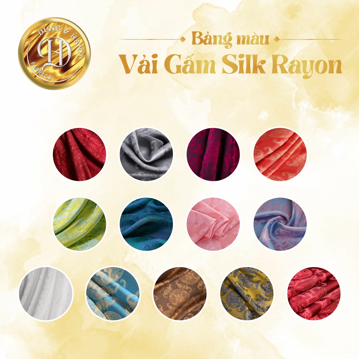 GẤM POLY SPANDEX - HOẠ TIẾT HOA HƯỚNG DƯƠNG - TINH TẾ VÀ NHẸ NHÀNG